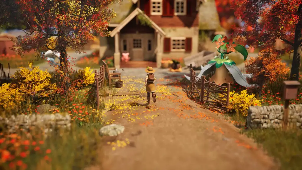 Palfarm farmer running through the Isle