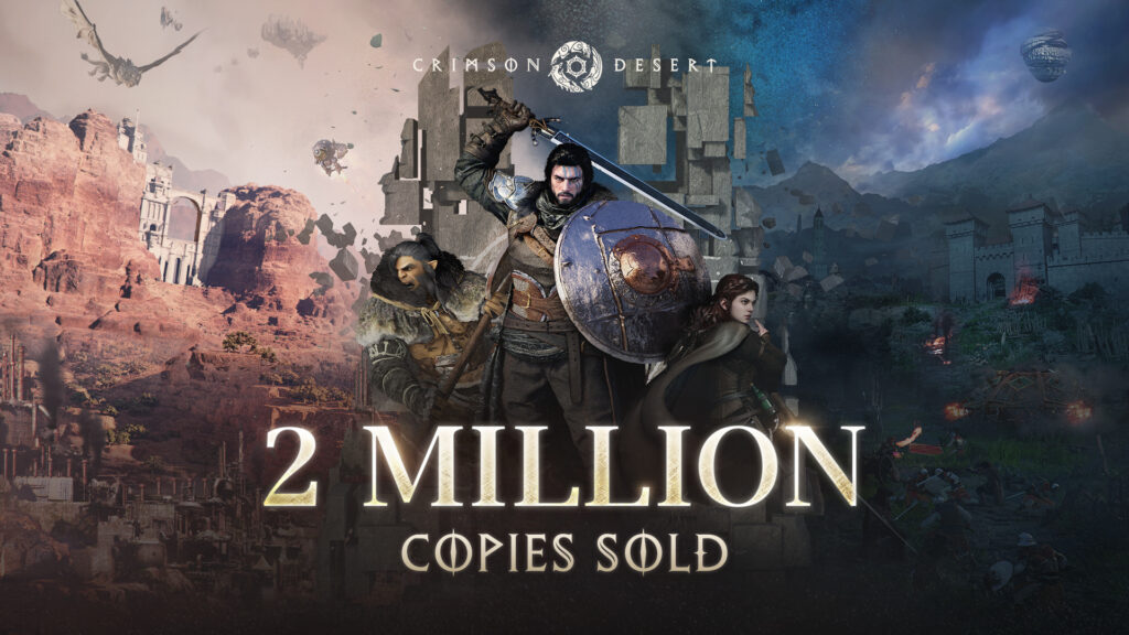 Crimson Desert sold 2 million copies