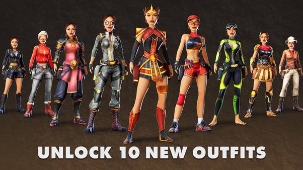 Unlock 10 new outfits
