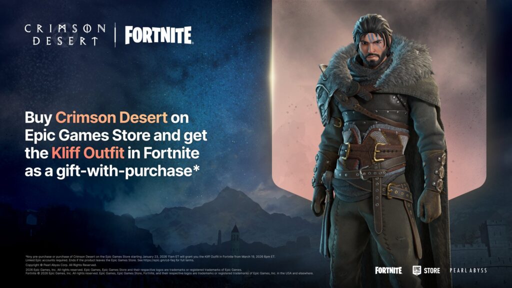 Crimson Desert and Fortnite
