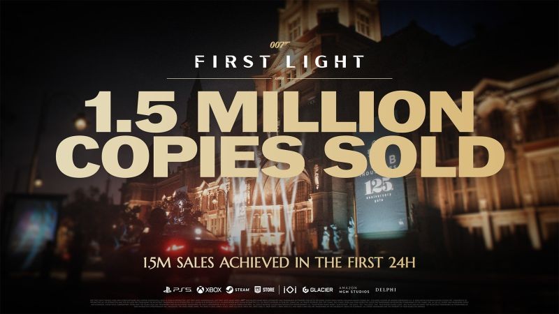 007 First Light 1.5 million copies sold