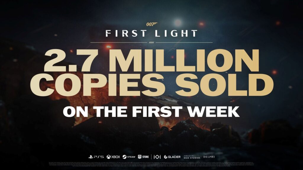 2.7 million copies for 007 First light