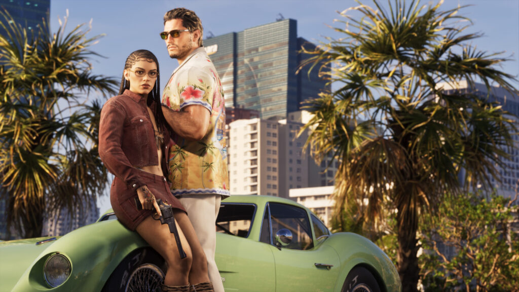Jason and Lucia Vintage Look in GTA 6