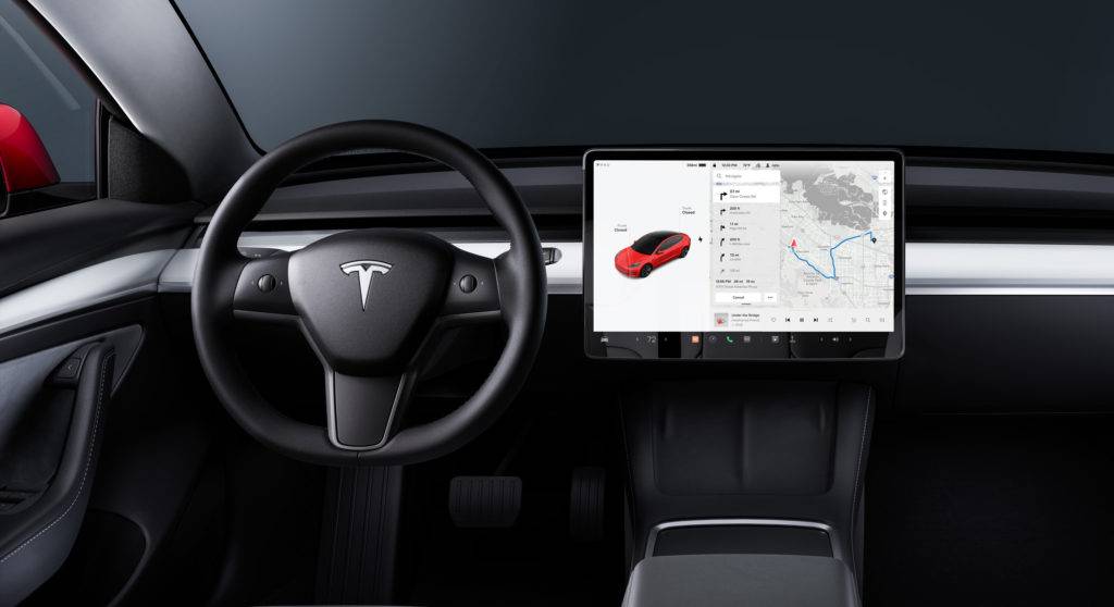 You can play PS5 in Tesla Model 3 (Photo credit: Tesla)