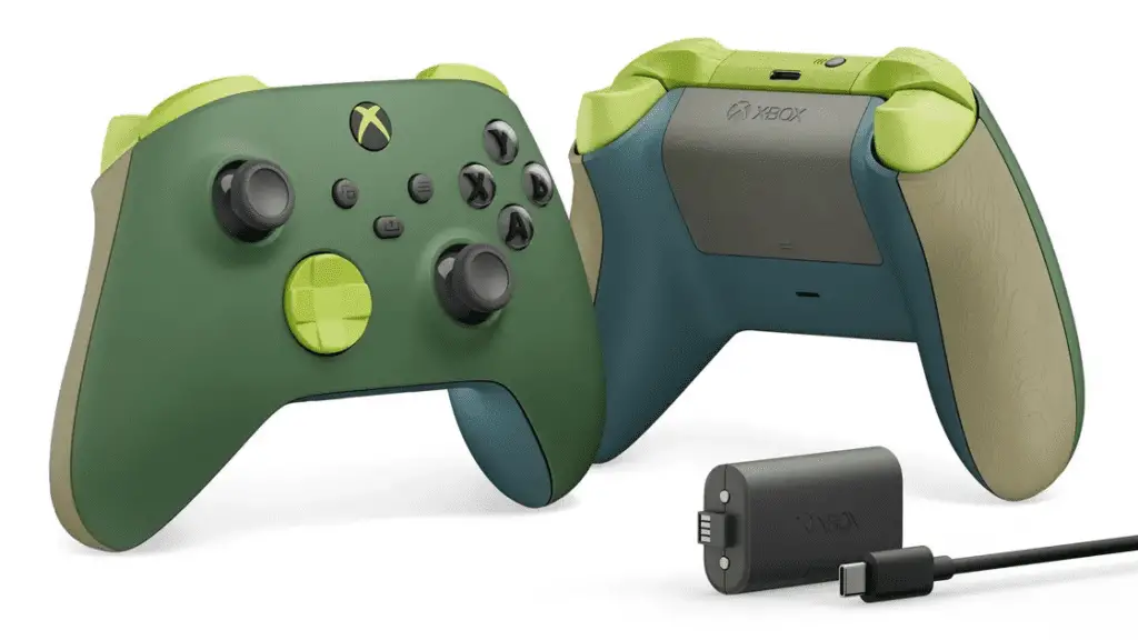 Double Microsoft Xbox controller