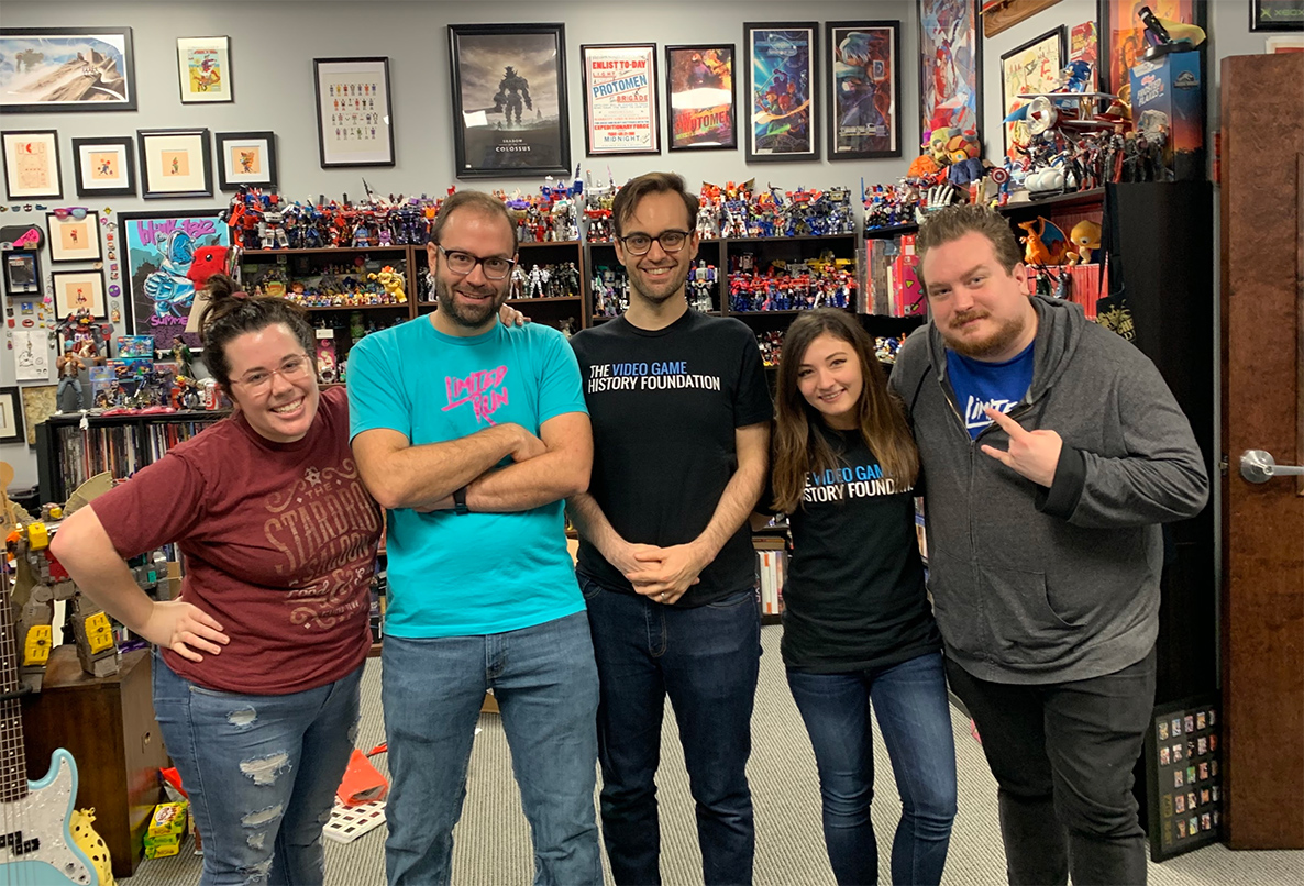 Team of researchers at the Video Game History Foundation (Photo credit: Game History)