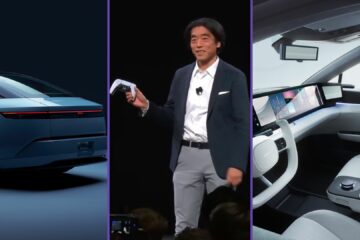Sony Honda Mobility’s Afeela Driven Onto Stage With A PS5 Controller At CES