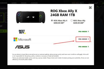 ROG Xbox Ally X Sold out on Microsoft Sto