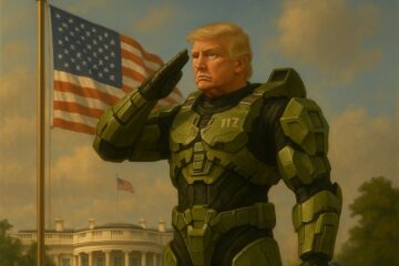 GameStop Declares End To Console War, The White House Reacts With Donald Trump As Halo Master Chief