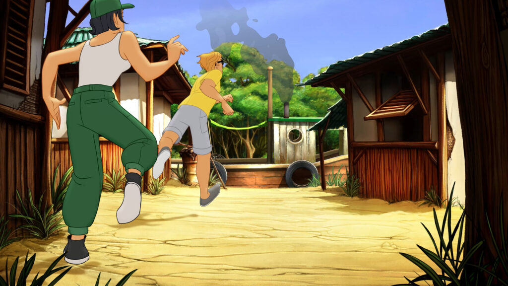 George and Nico Running in Broken Sword