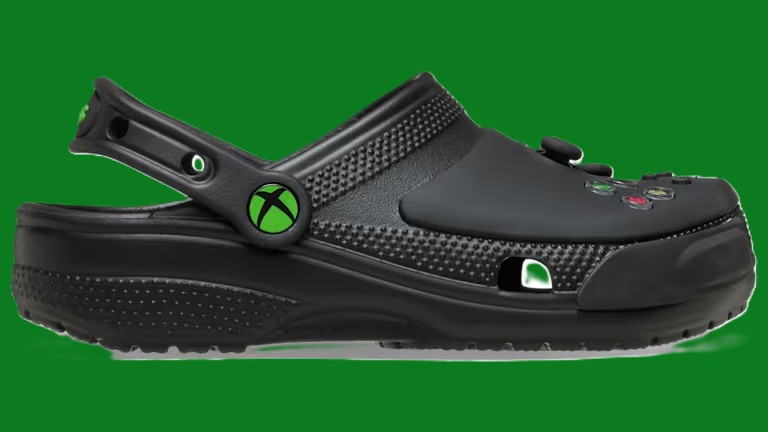 Xbox Crocs sideways