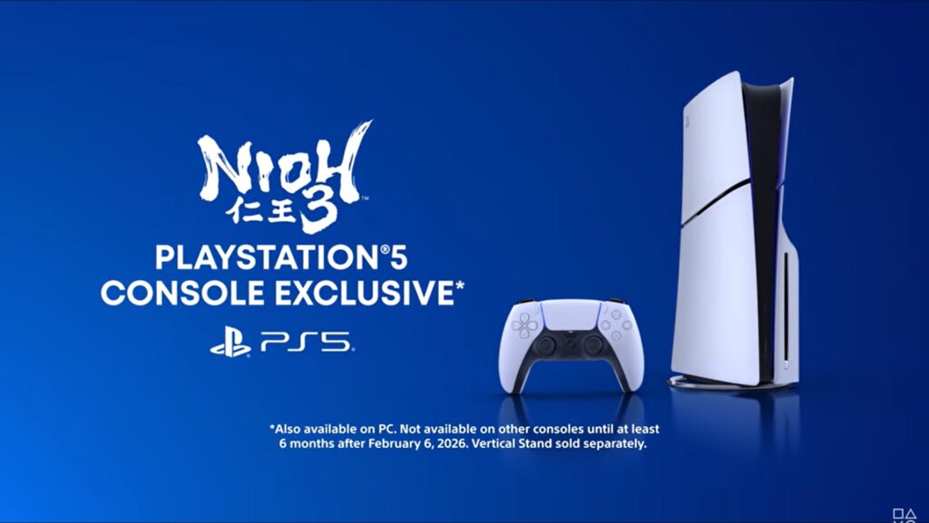 Nioh 3 exclusive deal on PS5