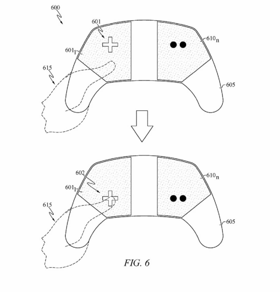 Sony new controller patent diagram
